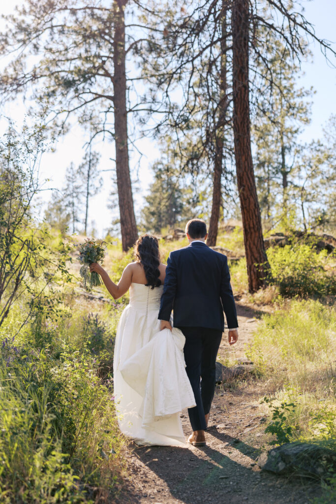 Wedding portraits at Trailhead Event Center Post Falls Idaho