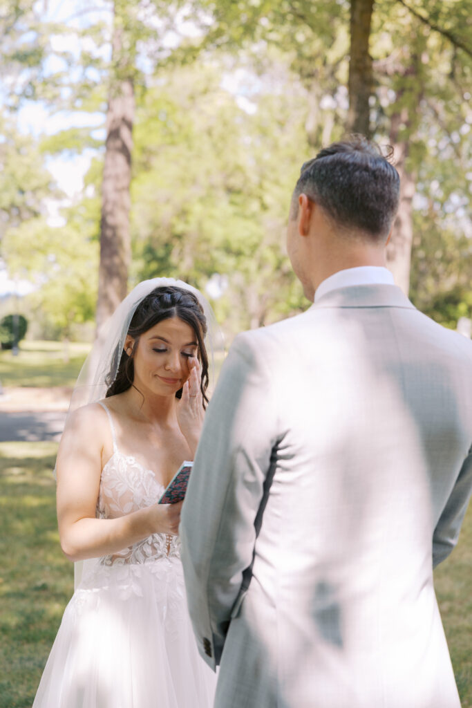 private vows Mukogawa Fort Wright wedding Spokane