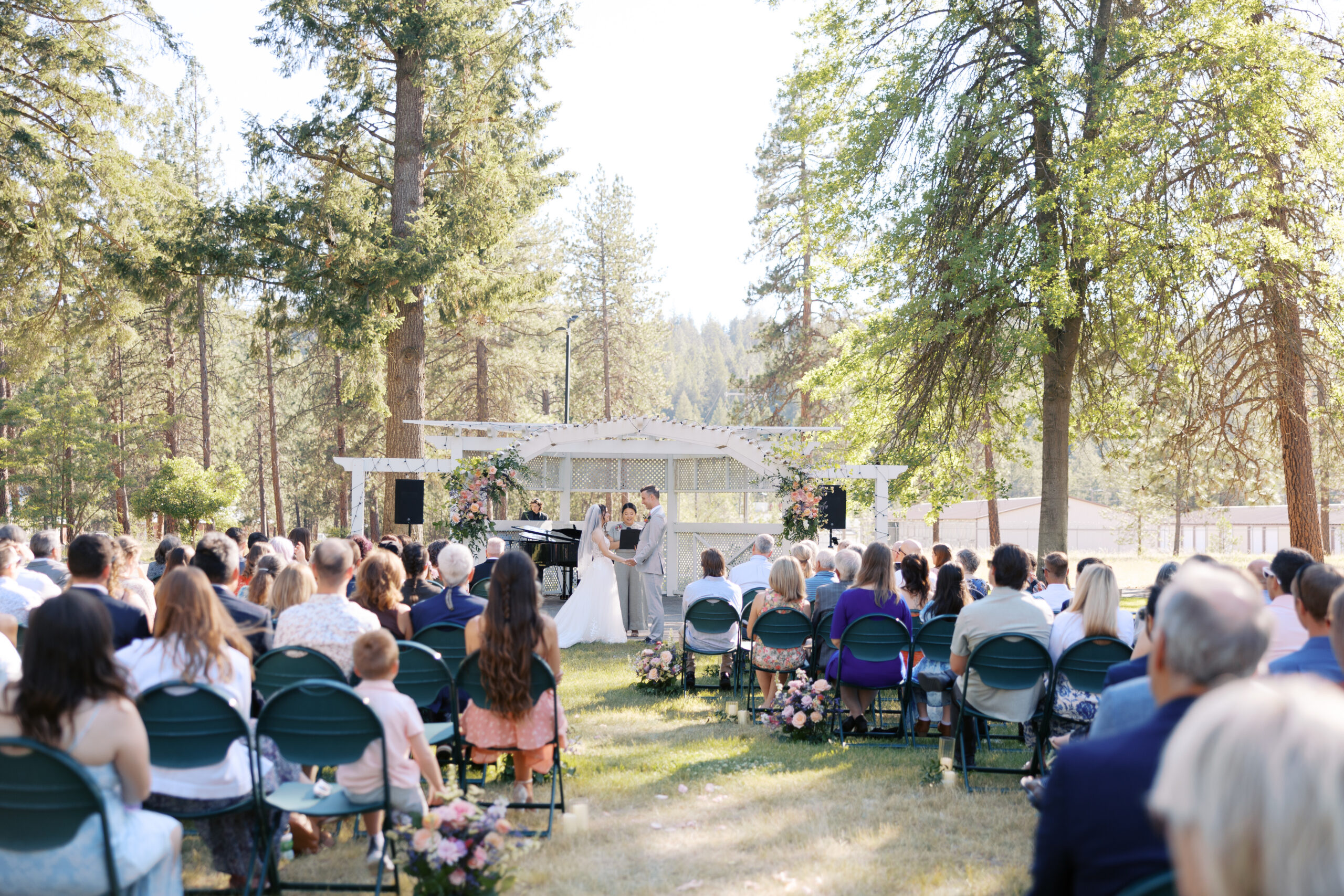 wedding ceremony at the Arbor Mukogawa Fort Wright Spokane