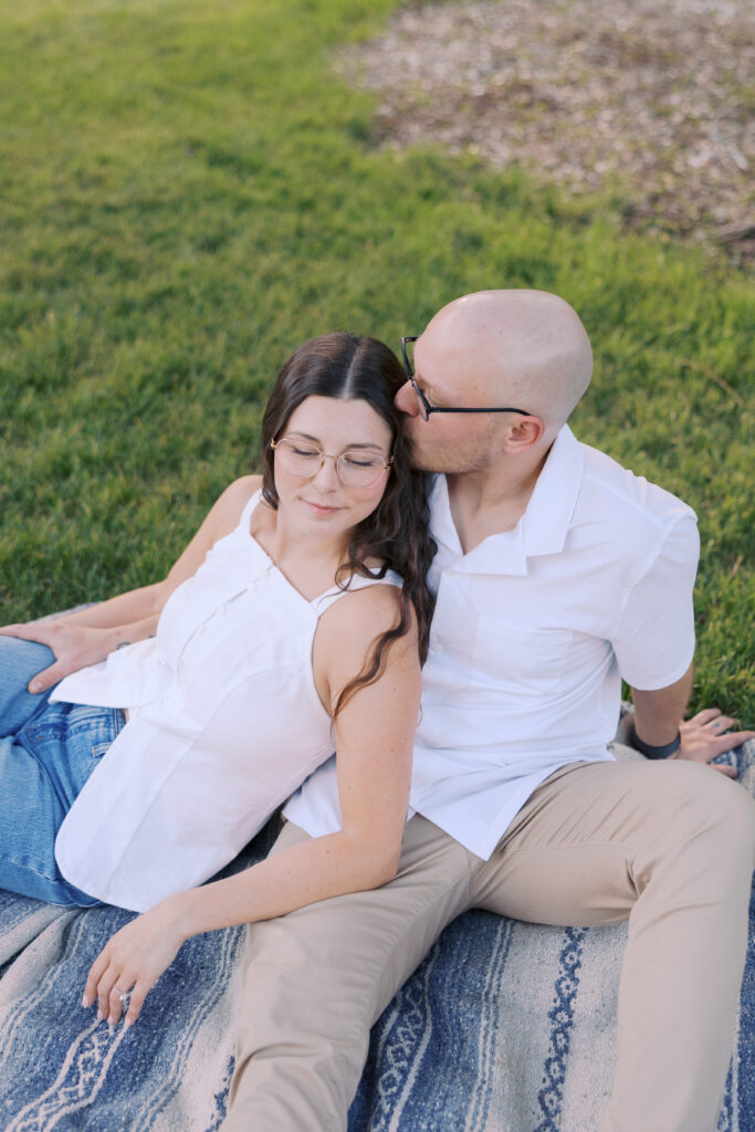 Finch Arboretum engagement session Spokane spring