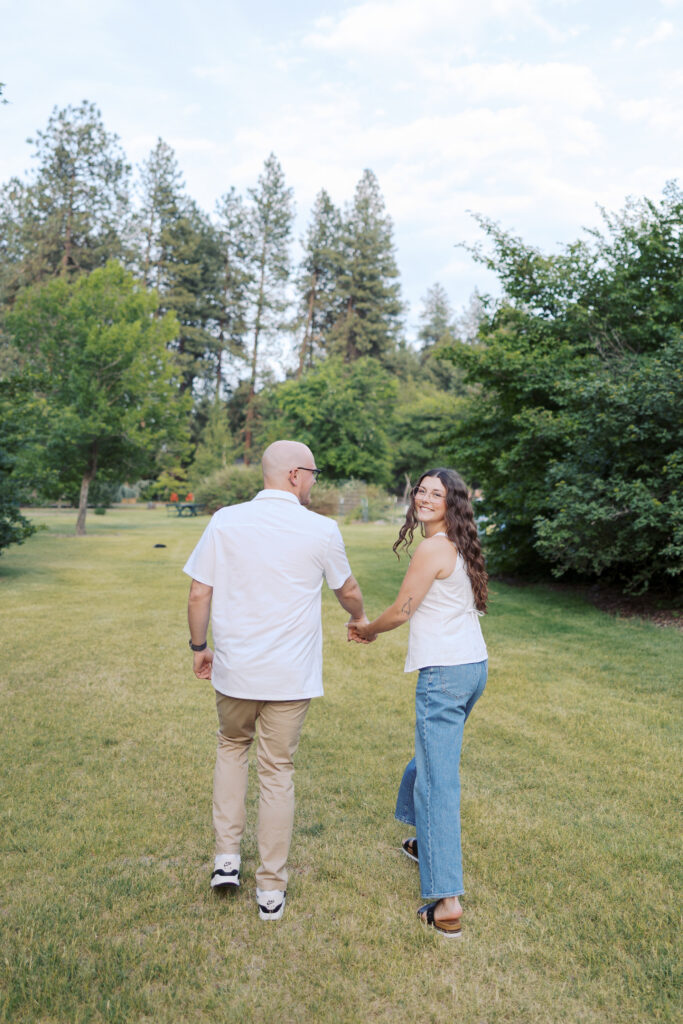 Finch Arboretum engagement session