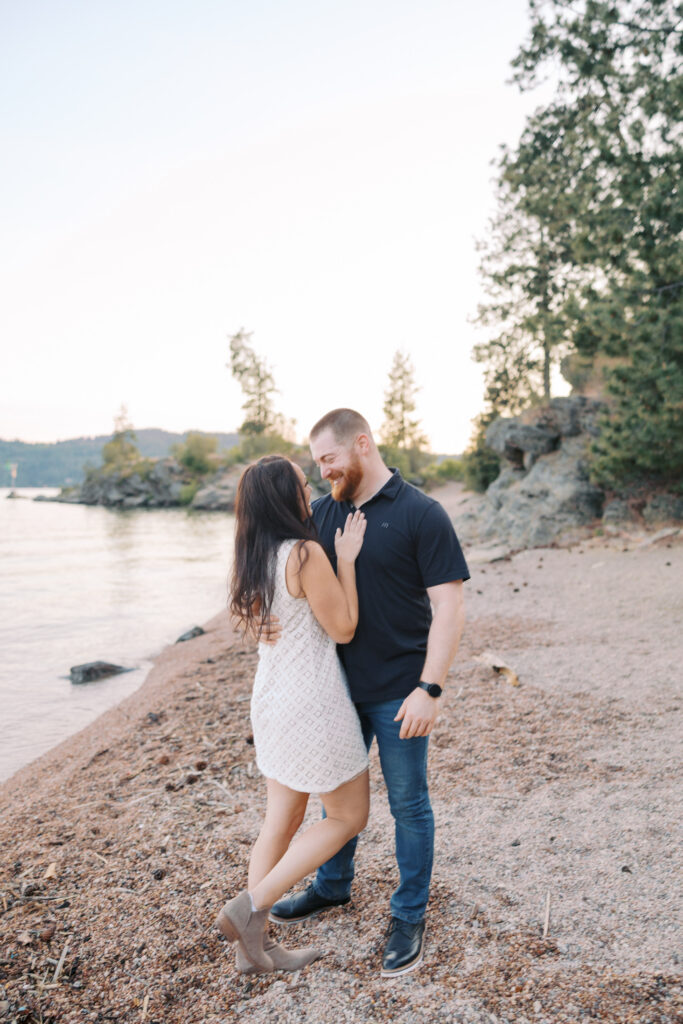 Tubbs Hill Coeur d'Alene engagement photos