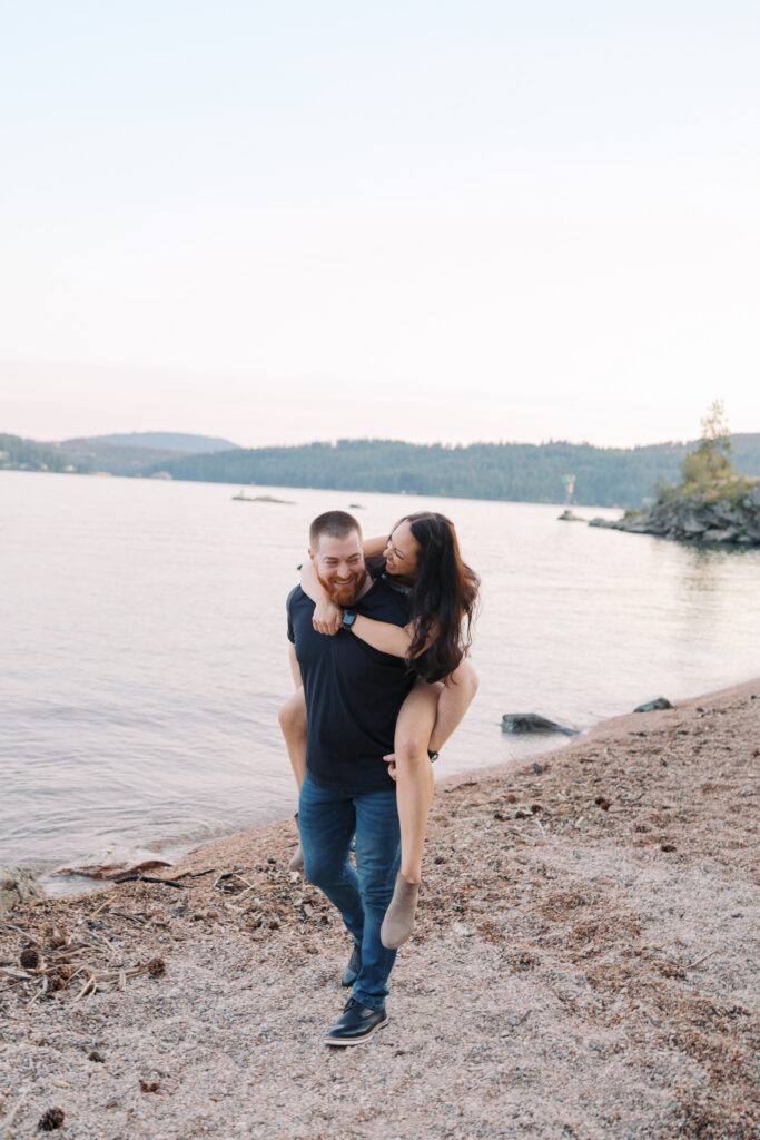 Tubbs Hill Coeur d'Alene engagement photos