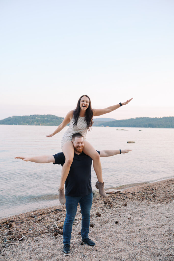 Tubbs Hill Coeur d'Alene engagement photos